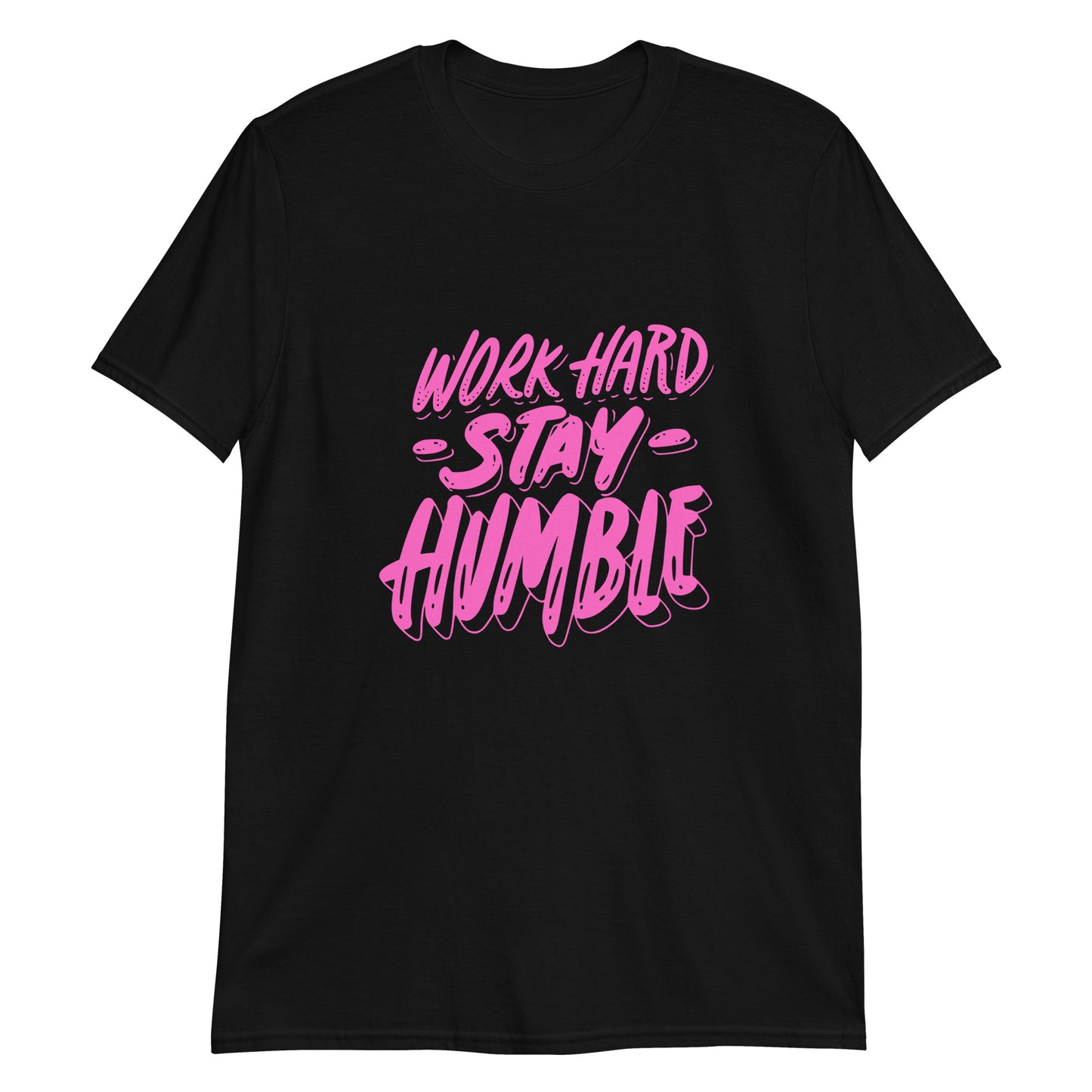 True Tea Tees Work Hard...Humble (Pink Print) Unisex T-Shirt